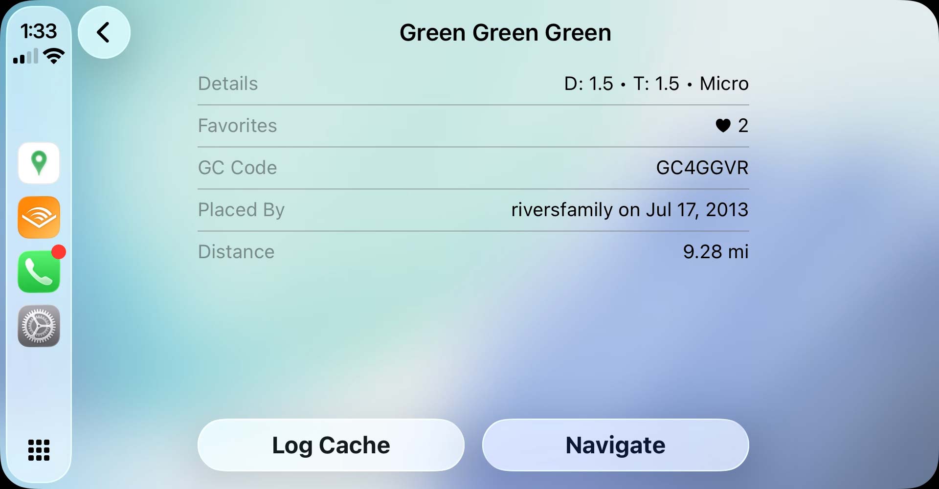 CarPlay screenshot