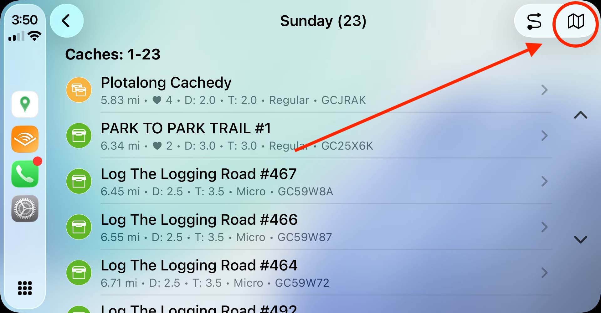 CarPlay screenshot