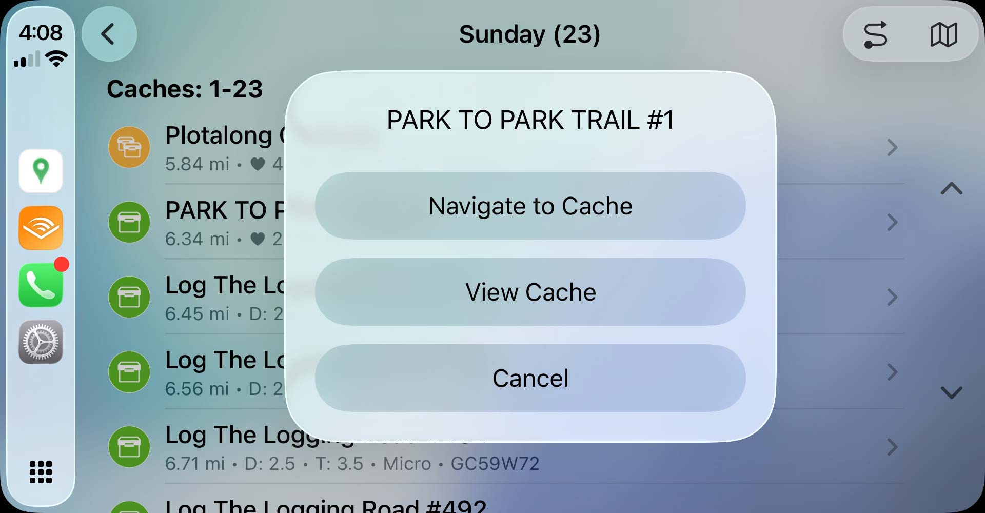 CarPlay screenshot