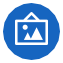Art gallery map icon