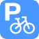 Bicycle parking map icon