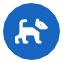 Dog park map icon