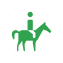 Horse racing map icon