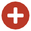 Hospital map icon