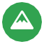 Mountain map icon