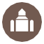 Place of worship map icon