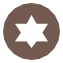 Jewish worship map icon