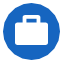 Suitcase map icon
