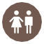 Toilets map icon