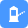 Toll booth map icon