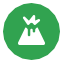 Volcano map icon