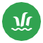 Wetland map icon