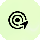 Navigation Target button, centered on target