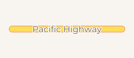 Trunk road map style