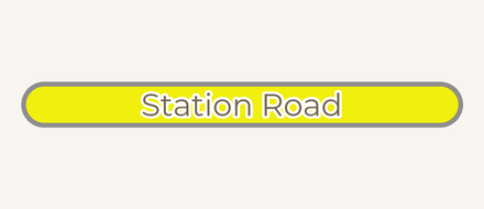 Tertiary road map style