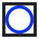 Circle background route symbol
