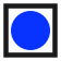 Round background route symbol