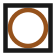 Circle background route symbol