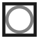 Circle background route symbol
