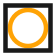 Circle background route symbol