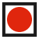 Round background route symbol