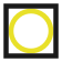 Circle background route symbol