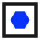 Hexagon route symbol