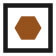 Hexagon route symbol