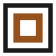 Rectangle (outline) route symbol