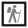 Hiker route symbol
