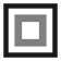Rectangle (outline) route symbol