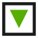 Triangle (inverted) route symbol