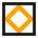 Diamond (outline) route symbol