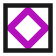Diamond (outline) route symbol
