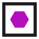Hexagon route symbol