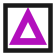 Triangle (outline) route symbol
