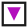 Triangle (inverted) route symbol