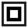 Rectangle (outline) route symbol
