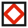 Diamond (outline) route symbol