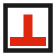 Turned T route symbol