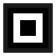 Rectangle (outline) route symbol