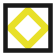 Diamond (outline) route symbol