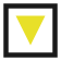 Triangle (inverted) route symbol