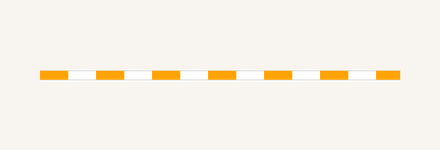 Orange / white trail colour