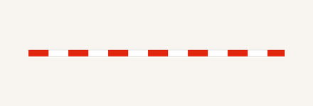 Red / white trail colour