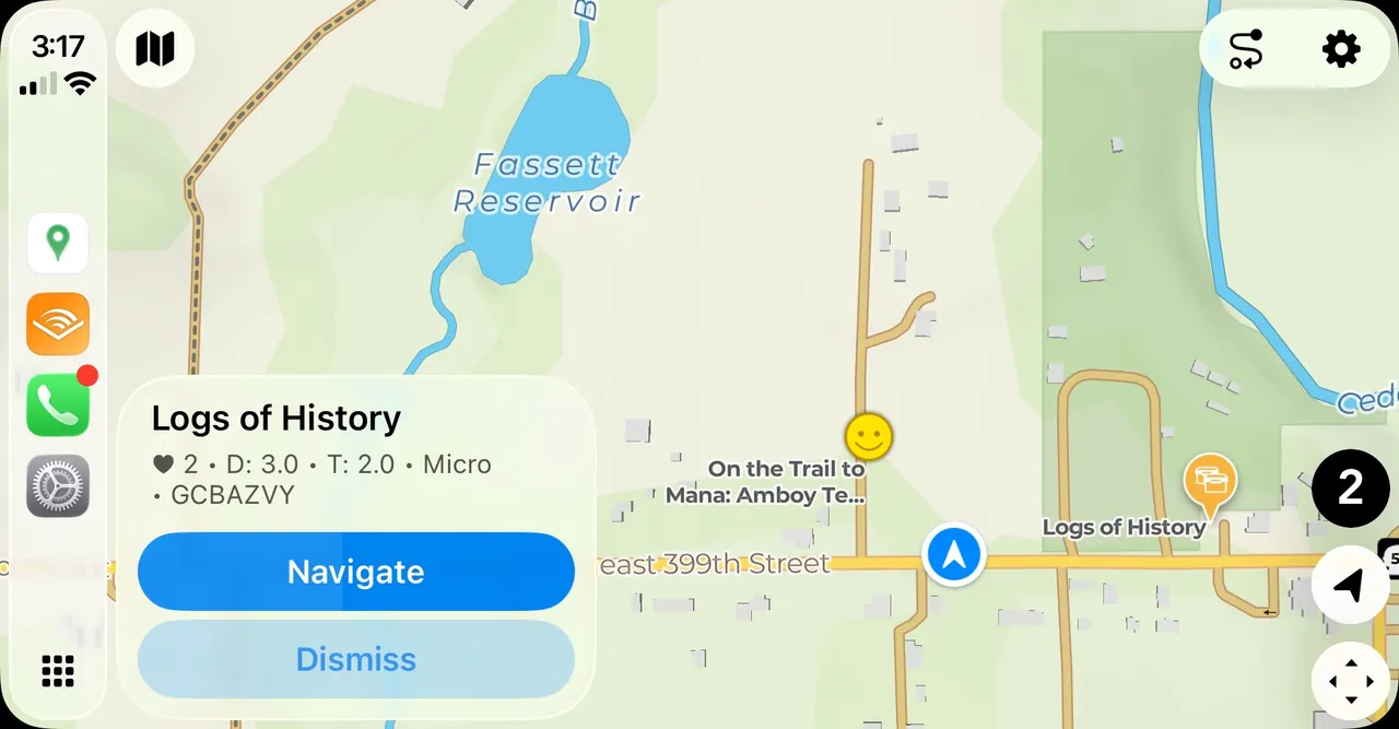 Cachly CarPlay Navigation