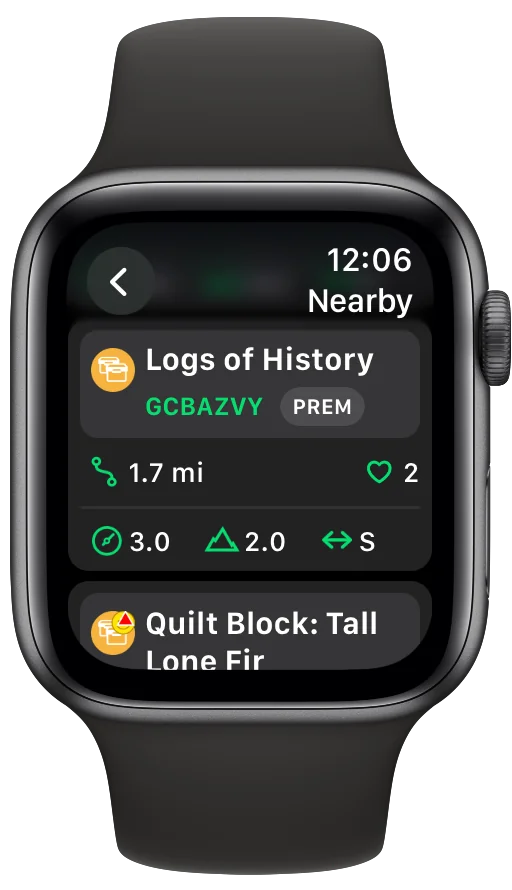 Cachly on Apple Watch